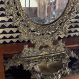 Psyche mirror in brass