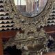 Psyche mirror in brass