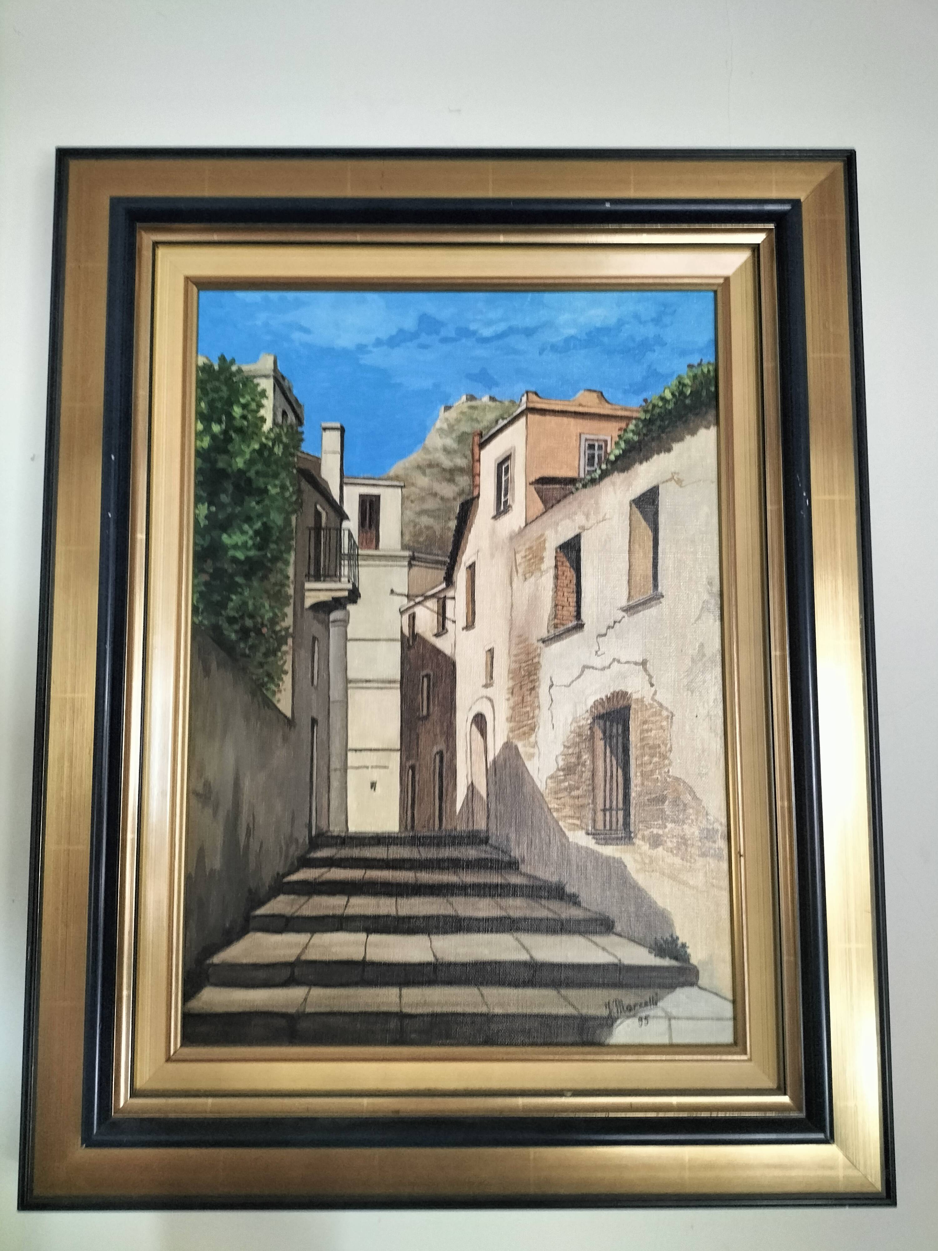 Tableau paysage Sicile Taormina