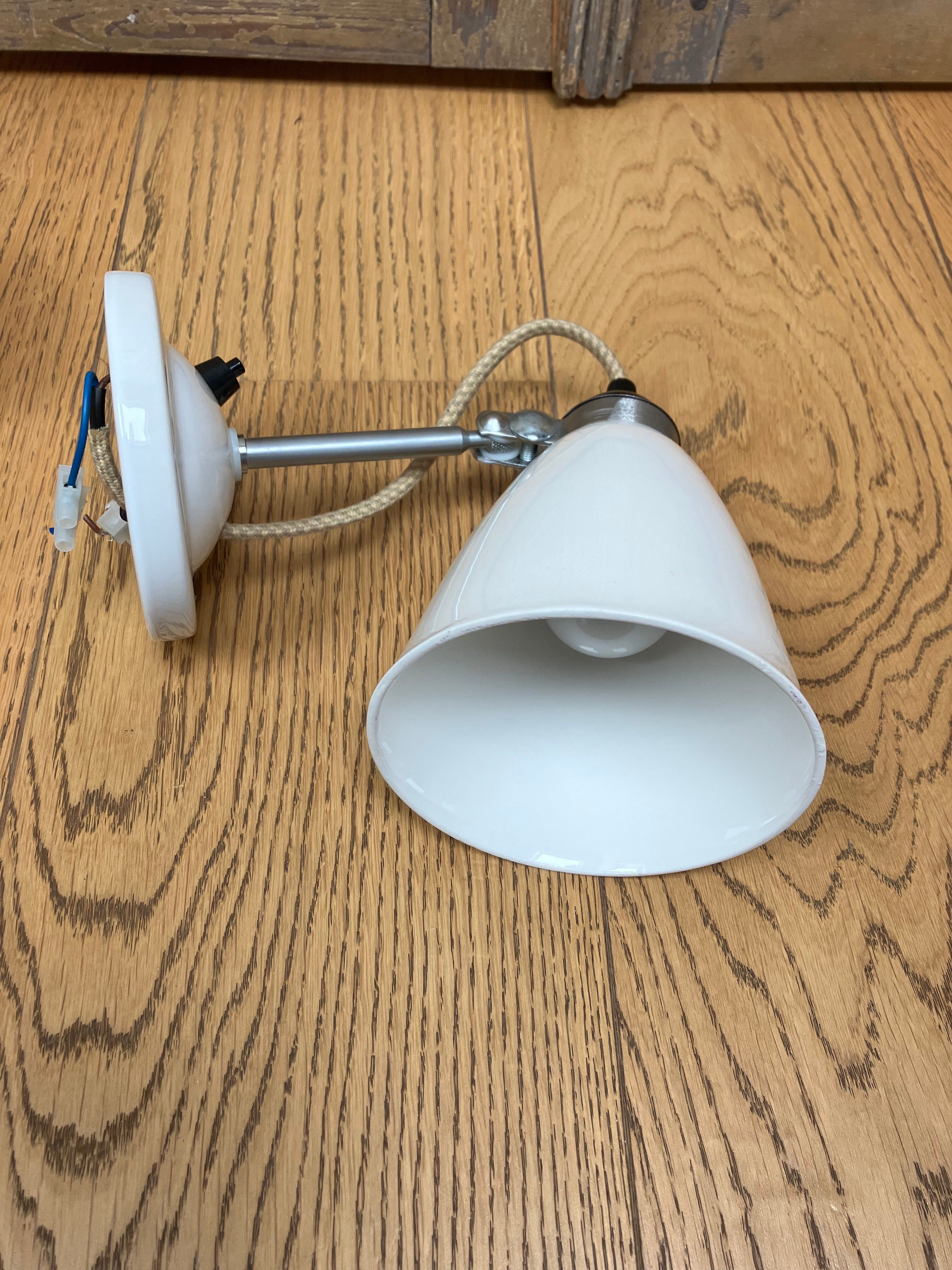 2 original btc hector wall lamps