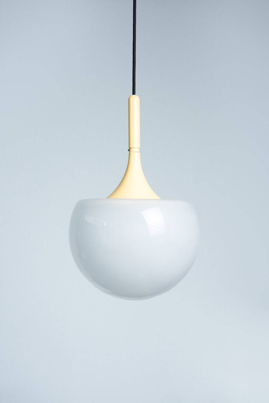 Mushroom-shaped pendant light - Elio Martinelli