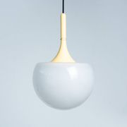 Mushroom-shaped pendant light - Elio Martinelli