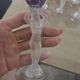 Lot 14 Verres Cristallerie Royale Bayel. Pieds Cariatides/Vénus