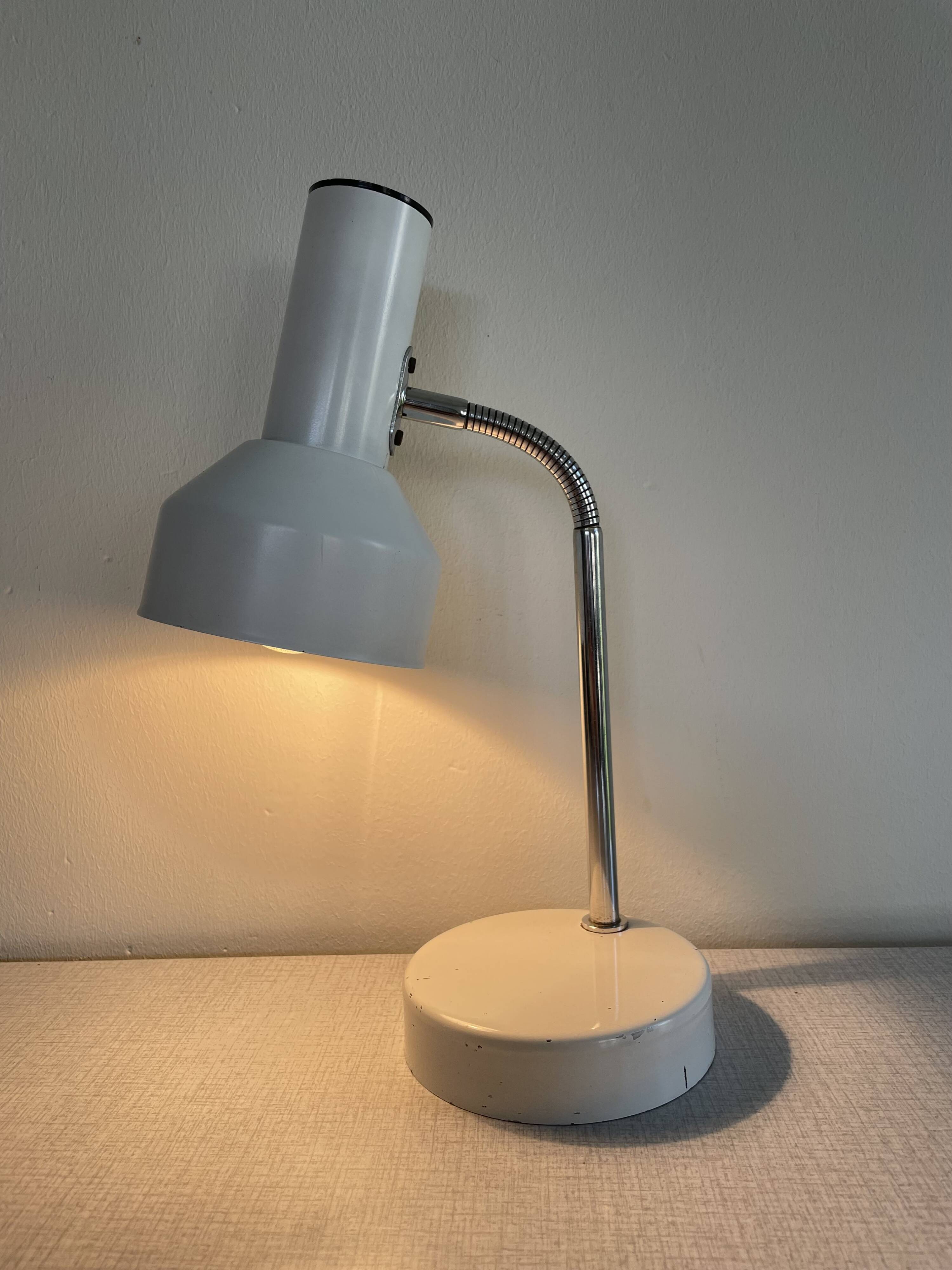 White desk light