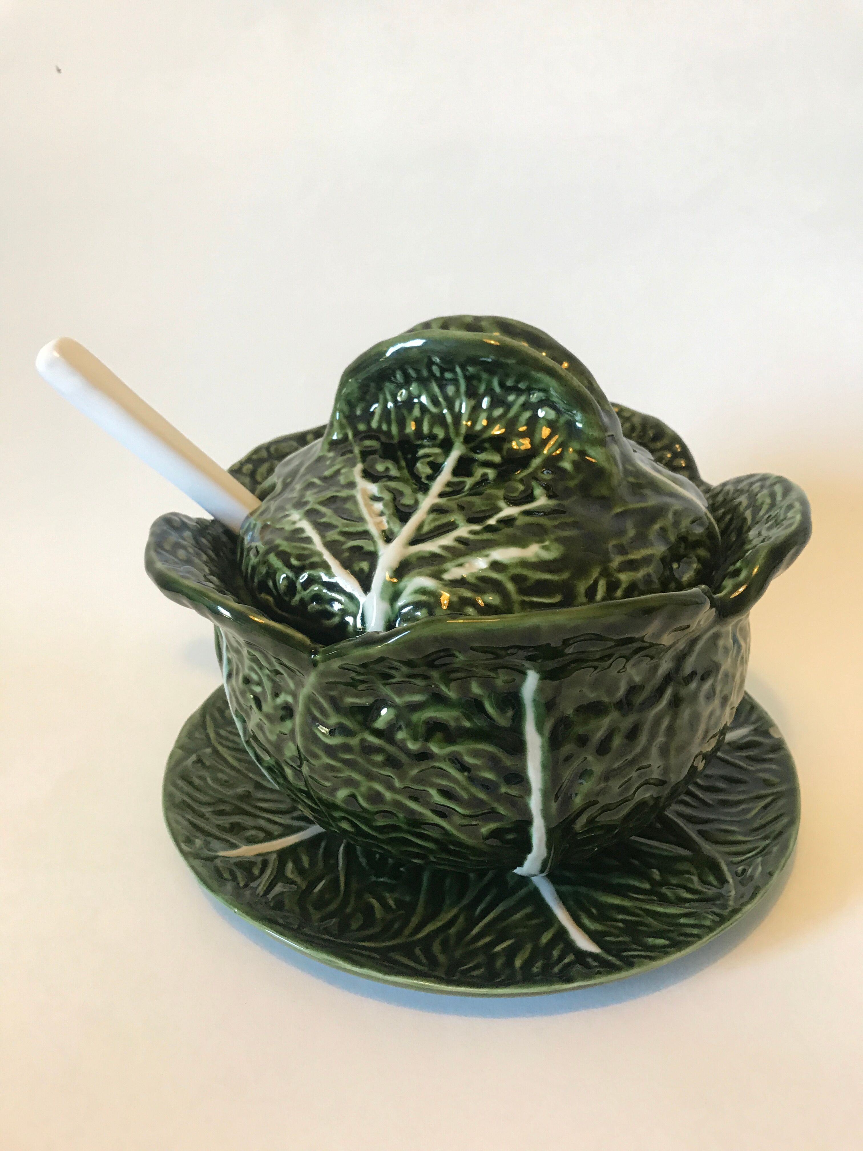 Soup dabbling cabbage shape