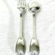 12 Louis XIV style silver cutlery sets