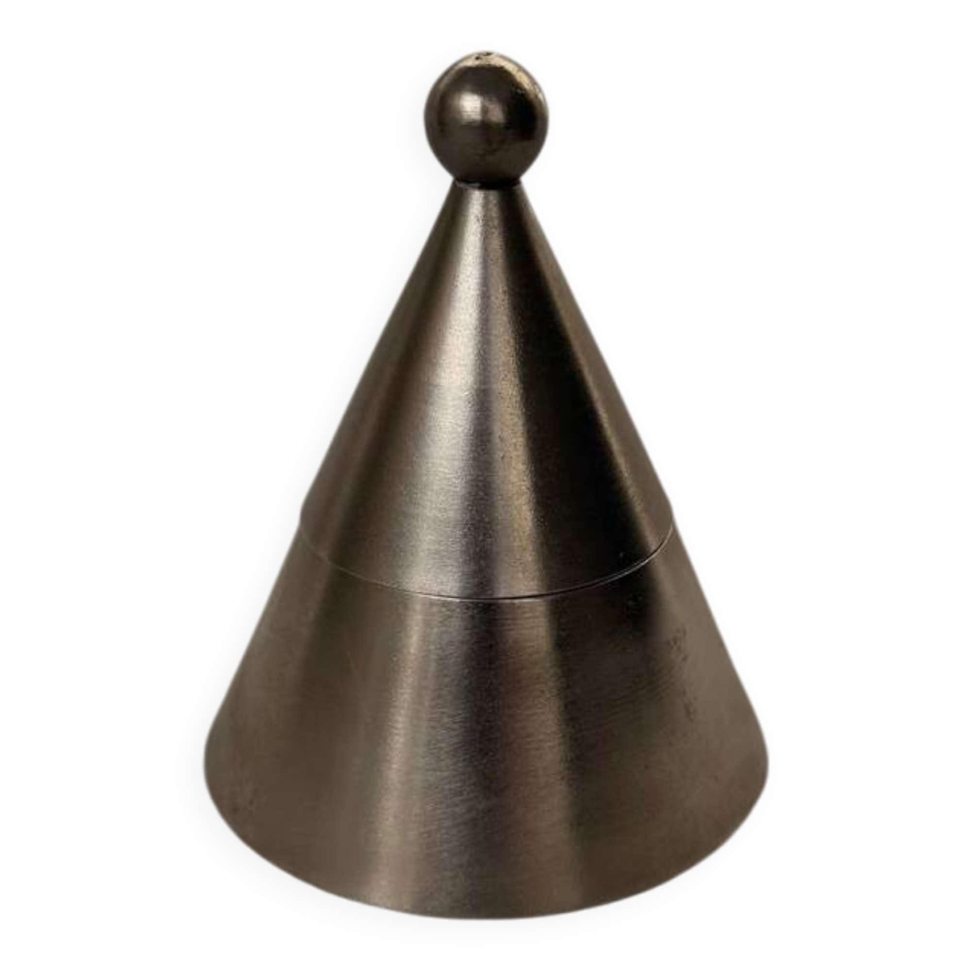 Modernist candlestick in the style of Aldo Rossi.