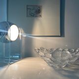Per Lütken for Royal Copenhagen - Musling Mussel bowl. Vintage Crystal bowl. Unique glass bowl.