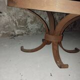 Vallauris Barrois Ceramic Peacock Coffee Table