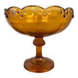 Pop up Christmas 2022 - Amber glass compotier