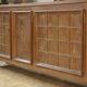 Cerused oak sideboard signed Maurice Rinck 1940s