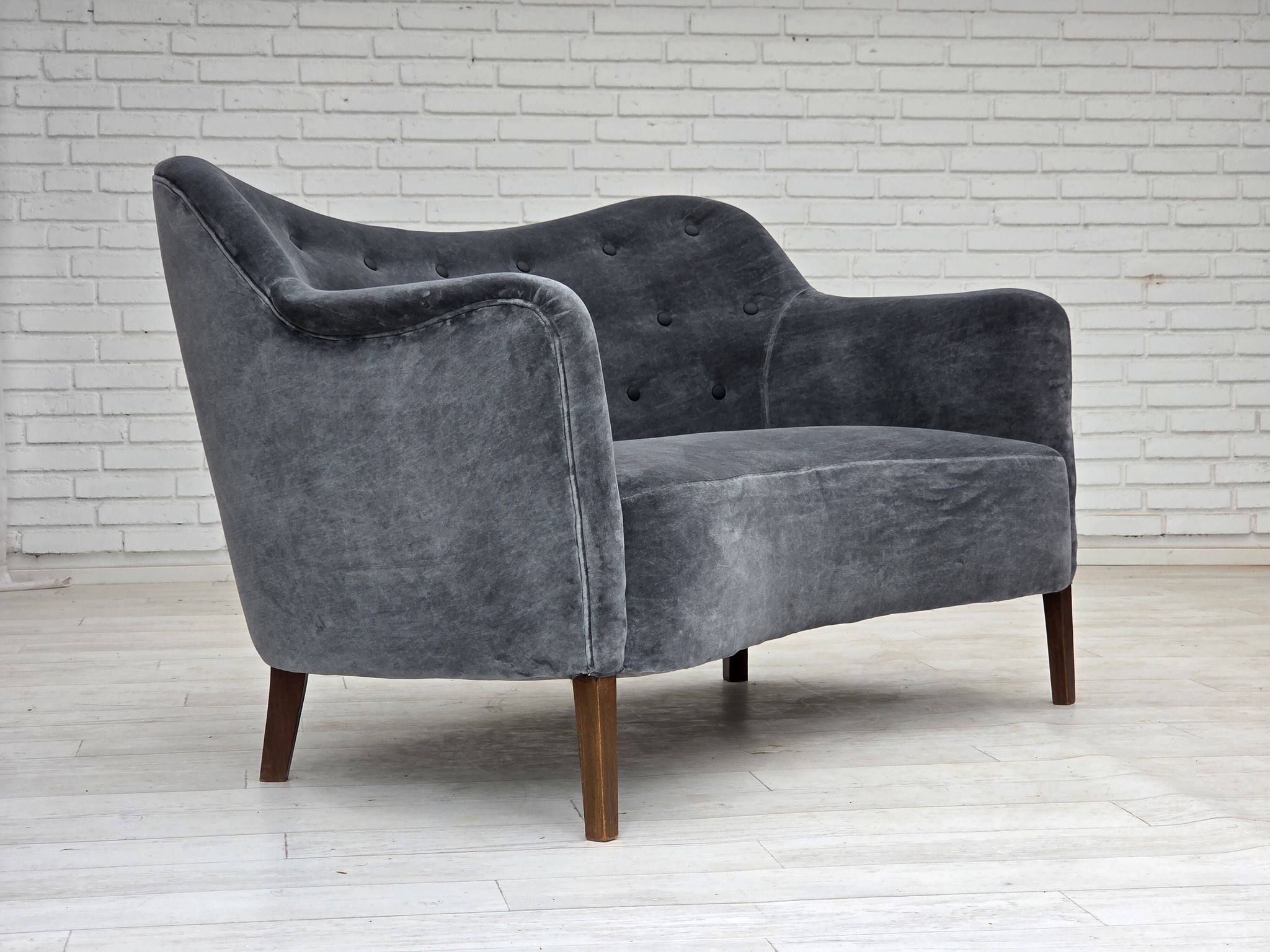1960s, Danish design by Slagelse Møbelværk, sofa, model 185, reupholstered,