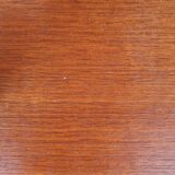 Teak and metal side table