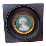 Richard Cosway (1742-1821) - Miniature - "Portrait de jeune femme"
