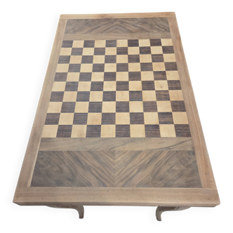 walnut game table