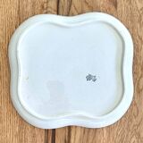 Plat ancien Gien - XIXe – Faïence Renaissance italienne – Décor grotesque et allégorique, 26,5 cm