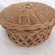 Basket glove wicker with cover