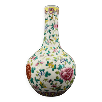 Bottle vase - Qing Dynasty - 19th century