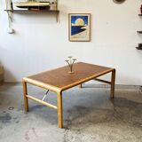 Ash Mosaic Coffee Table, Denmark 1960s/1970s, Mid-C Modern