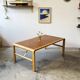 Ash Mosaic Coffee Table, Denmark 1960s/1970s, Mid-C Modern