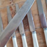 Setvde 12 knives in bakelite and stainless steel