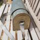Caisse d'ouvrier ancienne zinc
