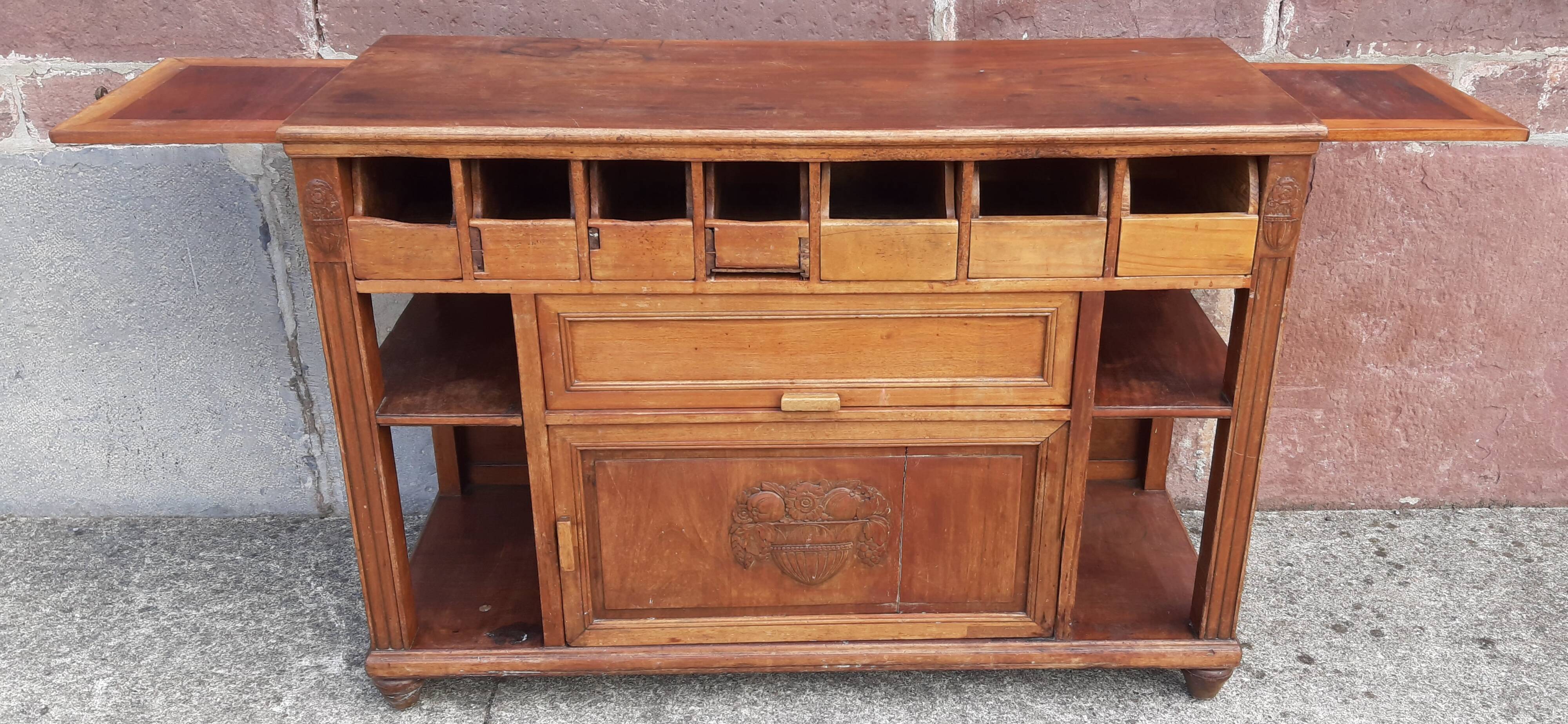 1950s restaurant serving trolley (serving console or coffee cabinet)