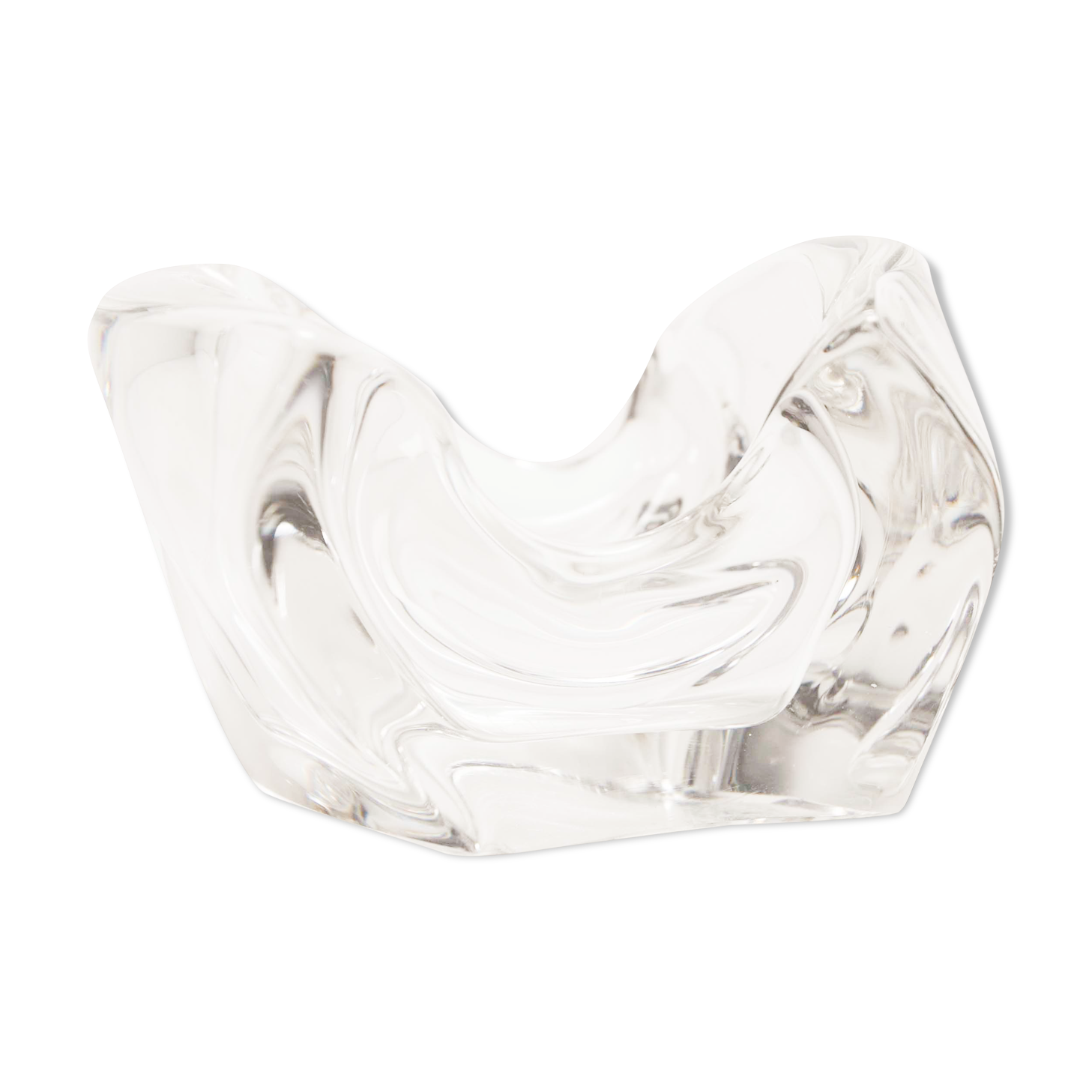 Ashtray crystal of arques 1960