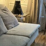 Gilded mirror, mercury glass - 62xH82cm