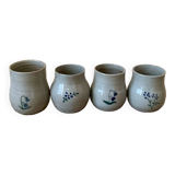 4 small assorted potteries