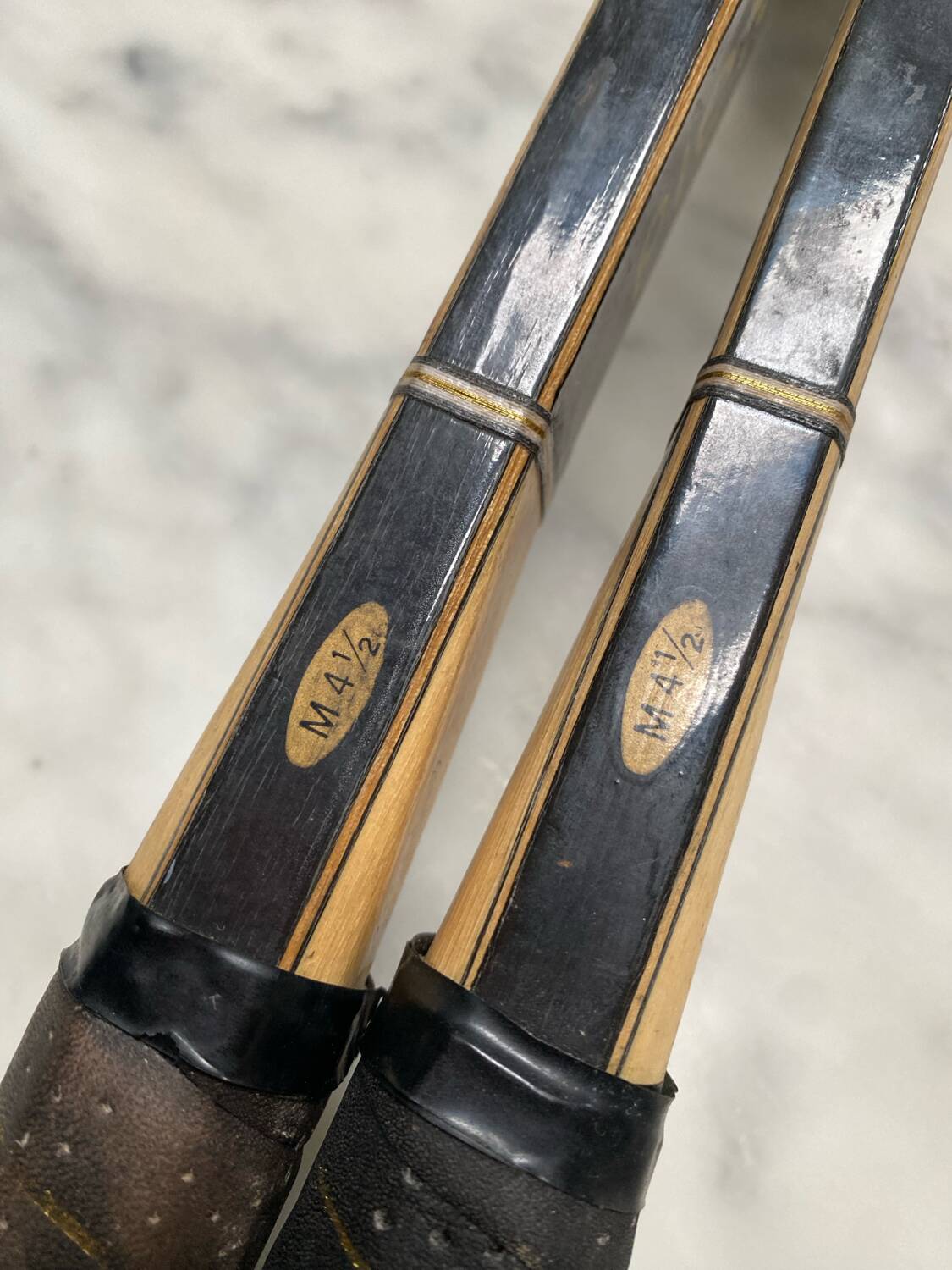Vintage Pioneer wooden tennis rackets