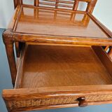 Prestige rattan bedside table maugrion