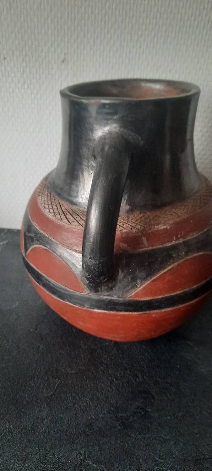 Vase boule etnique