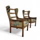 2 x Casala wingback / lounge / armchair in top condition / 4 small cushions / 1960s