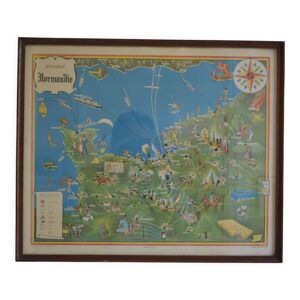 Affiche vintage 50's voyages travel
