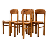 Pine dining chair by Rainer Daumiller for Hirtshals Savvaerk, set of 4