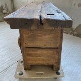 Established former brutalist console oak pine