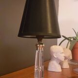 1930 art deco lamp in chiseled glass