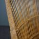 Mid-century rattan 2-seater sofa, Dutch design 1950s
