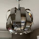 Suspension chrome metal flower