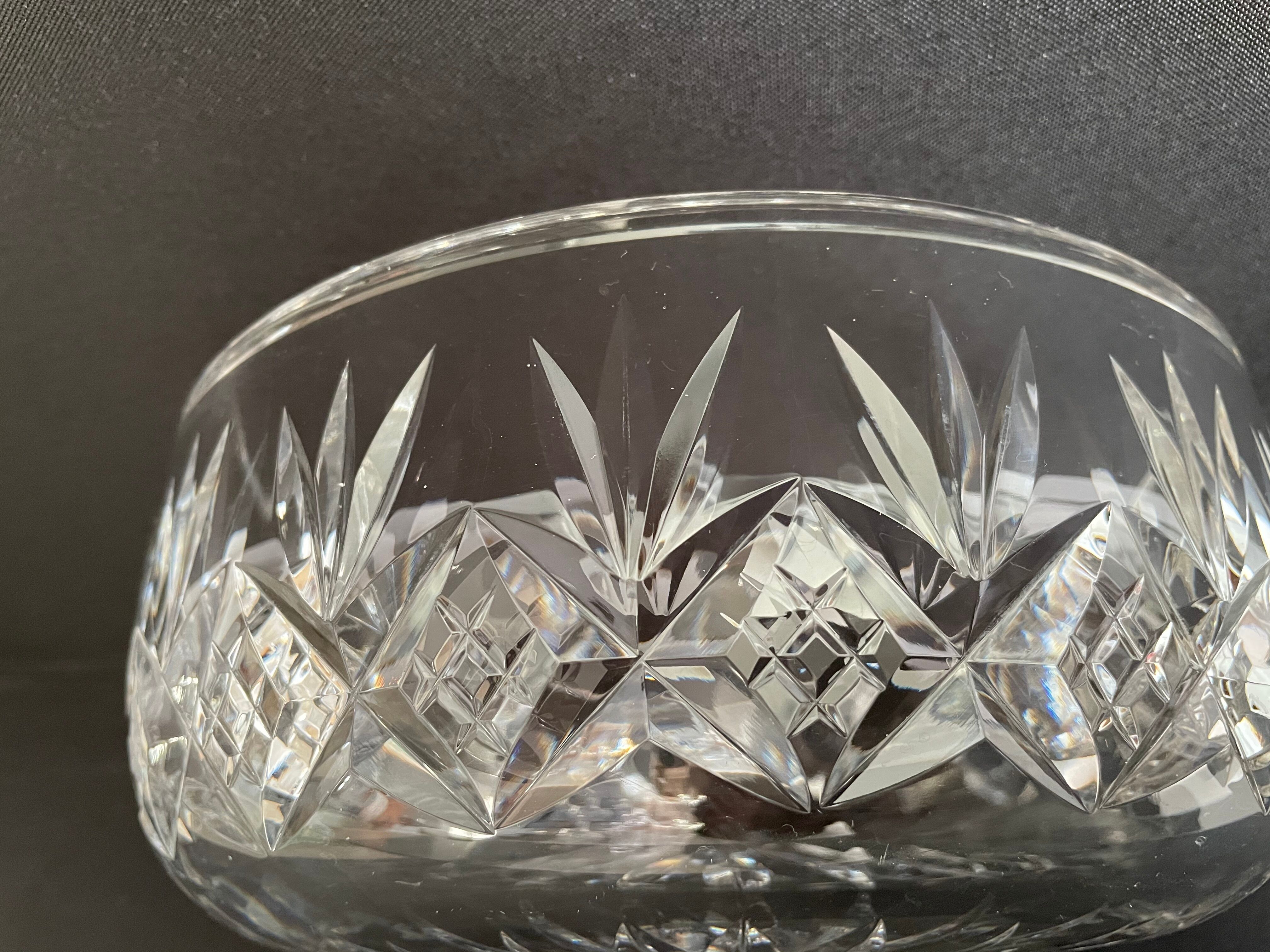 Crystal de Sèvres salad bowl in cut crystal