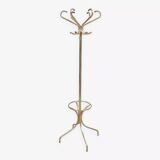 Porte manteau vintage métal doré 1960