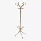 Vintage gold metal coat rack 1960