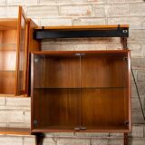 Une étagère modulable Danoise en teck, Poul Cadovius pour Cado 1960-160 cm.
