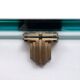 Stunning shelve Glass with Bronze brackets 1970s Peter Ghyczy