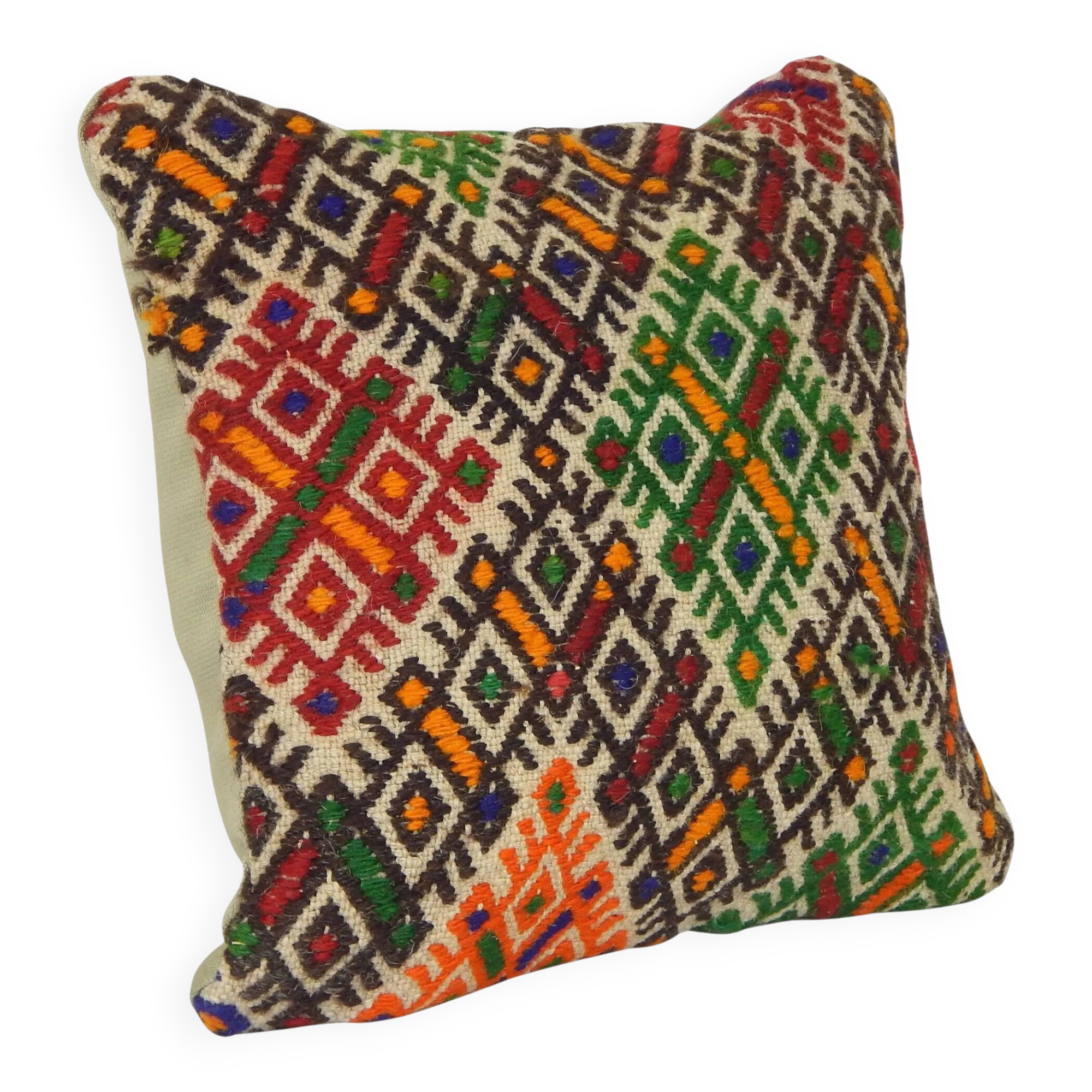 Vintage kilim cushion cover 30x30 cm