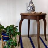 Ancien guéridon ou table d’appoint en bois style Louis XV