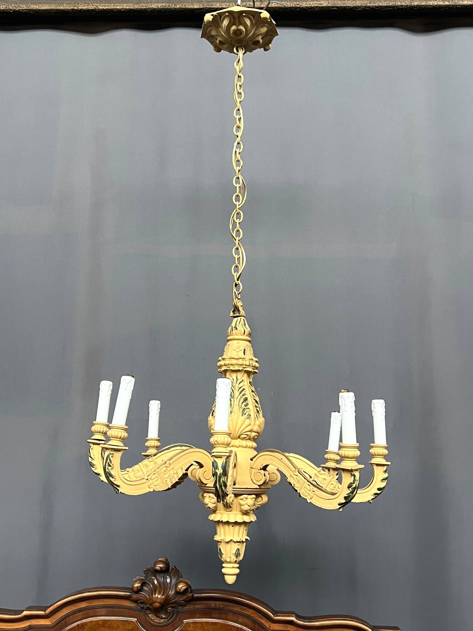Renaissance style chandelier.