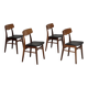 1970s, set of 4 Danish dining chairs by Findahl Møbelfabrik, teak wood.