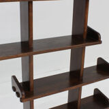 Vintage brutalist shelving unit bookcase 1970s